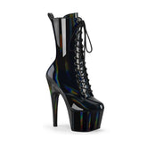 Adore 1040 Shoe Black Hollow Graphic from Nice 'n' Naughty